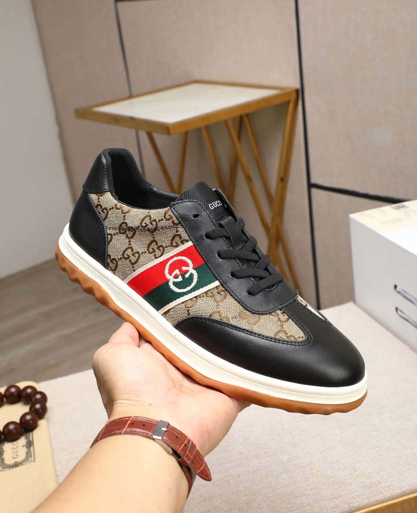 Men's men's shoes💰440 GUCCI🔍🔍2025 latest model Available at the counter at the same time, original calfskin imported from Italy, genuine leather lining, (high-end, extravagant, and classy) with exquisite workmanship, soles: original soles specially provided by the original factory, ⚠Exclusive double-layer movable molded soles are super comfortable⚠, real photos🎬The real ones are better🔍🔍"High quality·Follow the order" code number 38-44 (45 46 customized)